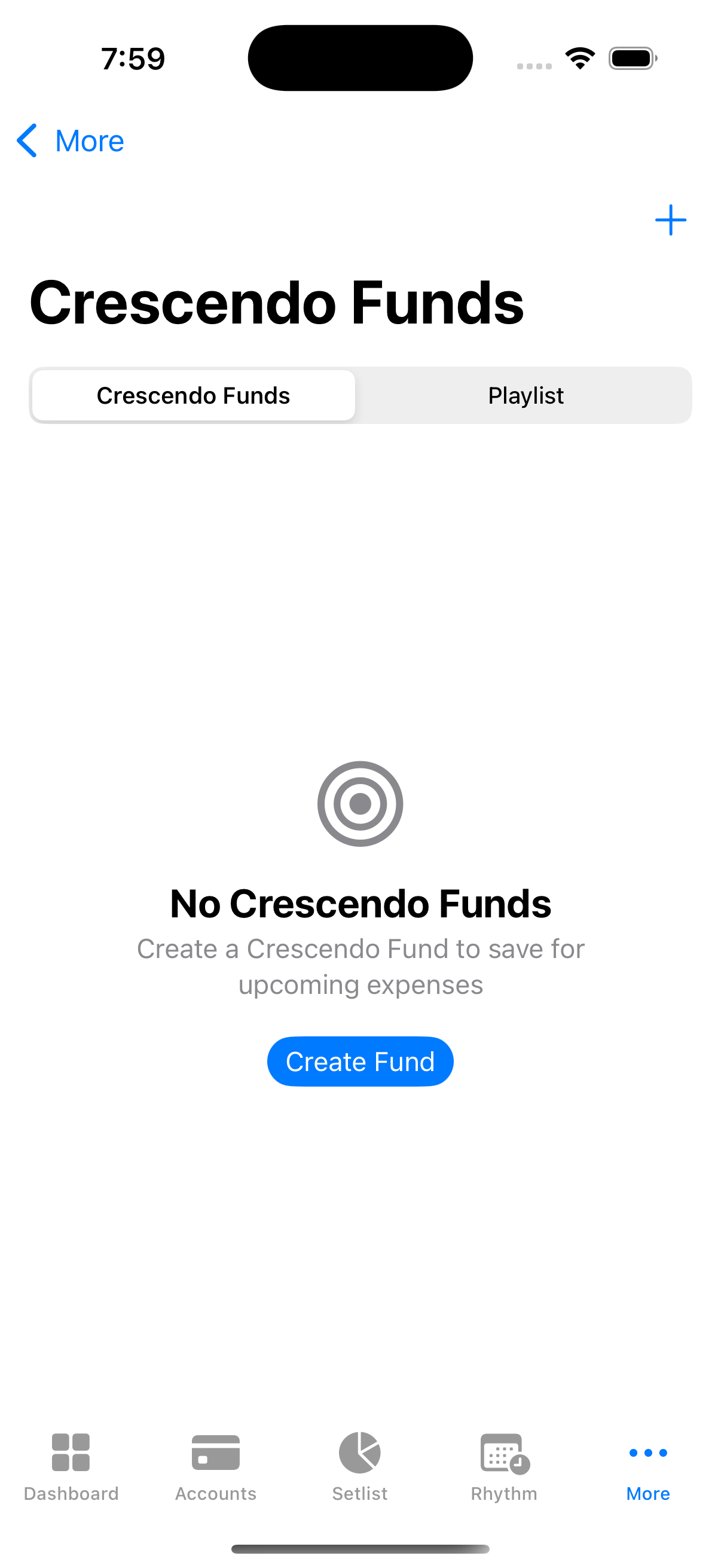 Crescendo Fund screenshot
